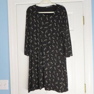Gudrun Sjoden Dress Dragonfly Dot Print Micromodal XL